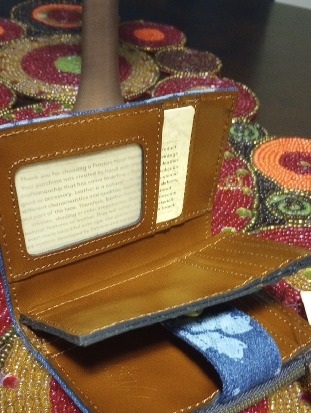 Patricia Nash Denim RFID Wallet - Picture 11 of 16